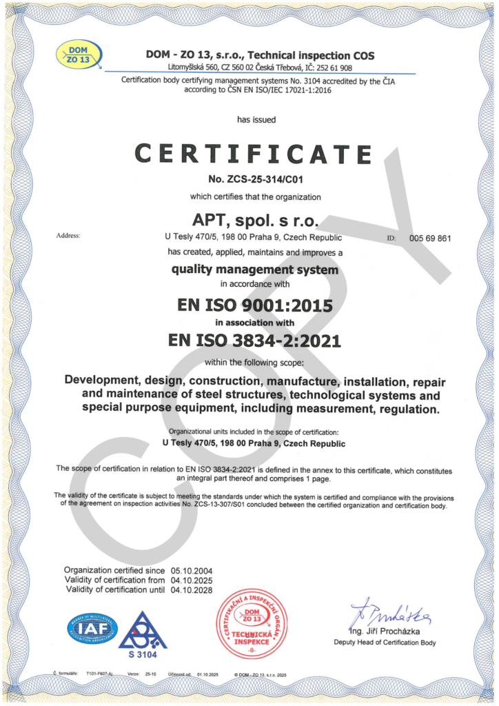 Qualifications - APT